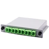 1:8 Fiber Optical 1x8 LGX Box Cassette Card Inserting SC/APC PLC splitter Module