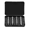4PCS/Set Double Side Damaged Screw Extractor Drill Bits Out Remover Bolt Stud Tool For Metal Damaged Screw Extractor Tool Kit
