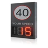 Solar panel 12V 100W battery power supply and Detect 3-4 lanes at the same time Radar speed limit signs