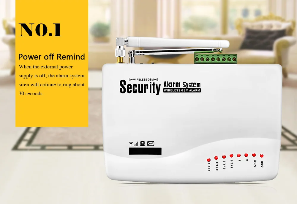 10a Wireless/wired Gsm Voice Security Alarm System Buy Smart Home