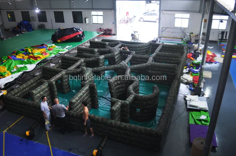 Inflatable Paintball Course Inflatable Paintball Field Inflatable Paintball Bunker Wall for ...