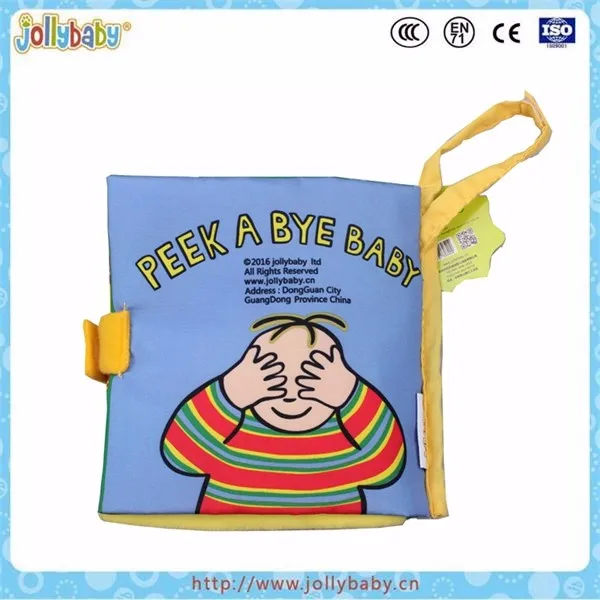 Jollybaby top sale baby kids educational toy product children soft cloth book