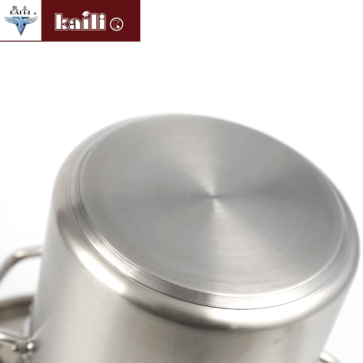 10 Sizes Large Stainless Steel Cooking Soup Pot For Hotel And