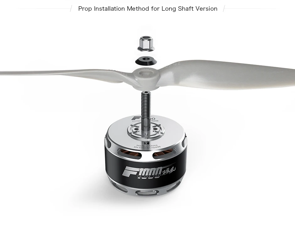 F1000 Long Shaft Tmotor Quadcopter Motor Drone Racing Uav Motor Professional For Freestyle Fpv