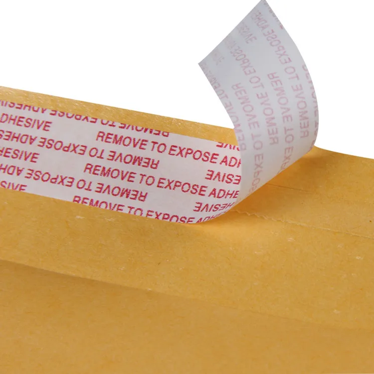 Customized sizes golden kraft bubble mailer 4.jpg