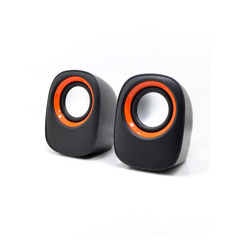 Portable Wired 2PCS Mini 3w Small Speakers system Pair Desktop/Laptop Multimedia 2.0 mini usb PC Speaker boxes - ANKUX.COM