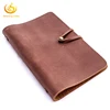 Genuine Leather 6 Ring Binders Notebook Journal Refillable Diary