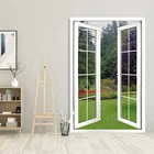 Upvc/pvc/pl&aacute;stico p&aacute;tio franc&ecirc;s duplo casquilho/porta de balan&ccedil;o