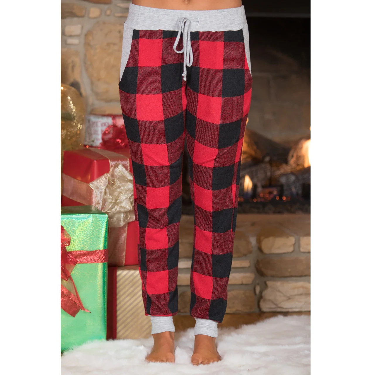 red plaid pants american eagle