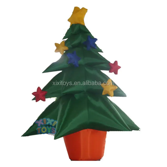 6m Tall Large Inflatable Christmas Tree Balloon For Outdoor Christmas
