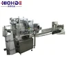 Airline spoon fork knife wet wipe automatic tableware sets napkin dispenser disposable plastic cutlery china wrapping machine