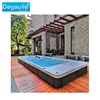 Degaulle acrylic outdoor and indoor adaptable above ground easy installation endless swimming pool for family