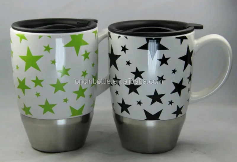 ceramic thermos travel mug