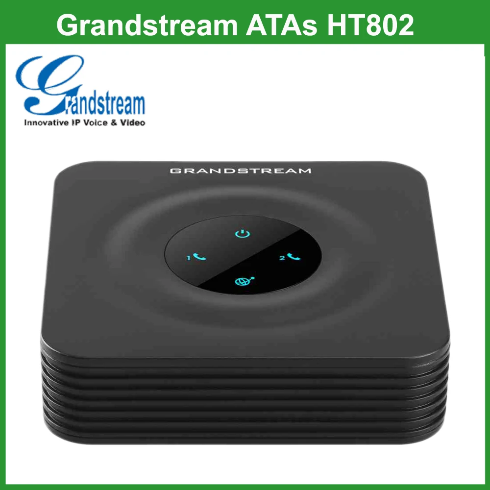 Grandstream 2fxs Voip Ata Ht802 Analog Telephone Wireless Adapter Buy
