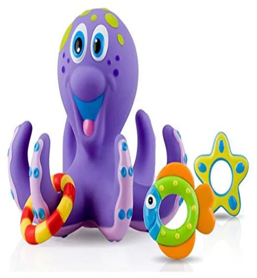 nuby octopus hoopla bathtime fun toys