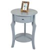 Single Drawer Round Table With Shelf Danish Furniture
