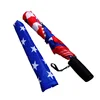 windproof sun protection customized logo promotional 2 fold umbrella auto open