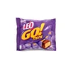 Leo "GO" Mini Chocolate Coated Biscuit Wafer Cake For Export