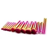 10 pcs high level cosmetic kabuki makeup brush set splicing plastic handle multifunctional makeup brush