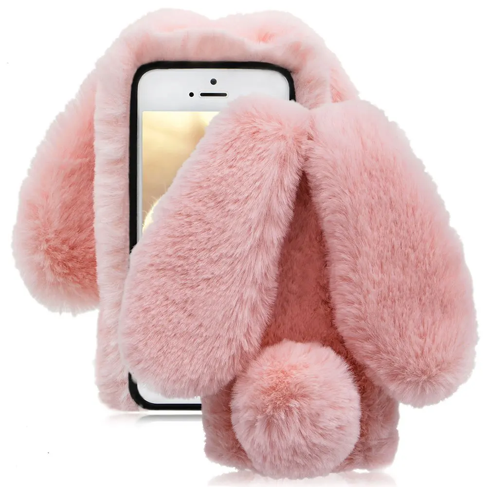 Fashion Fluffy Plush Warm Cell Phone Cases For Iphone Xs Max Cases Fur