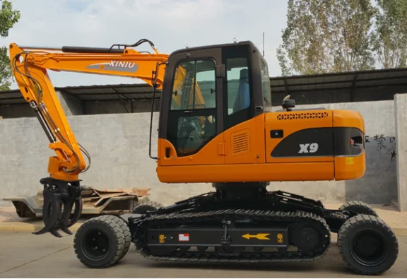 New China Excavator X9 Wheeled Crawler Excavator 9 Ton Digger