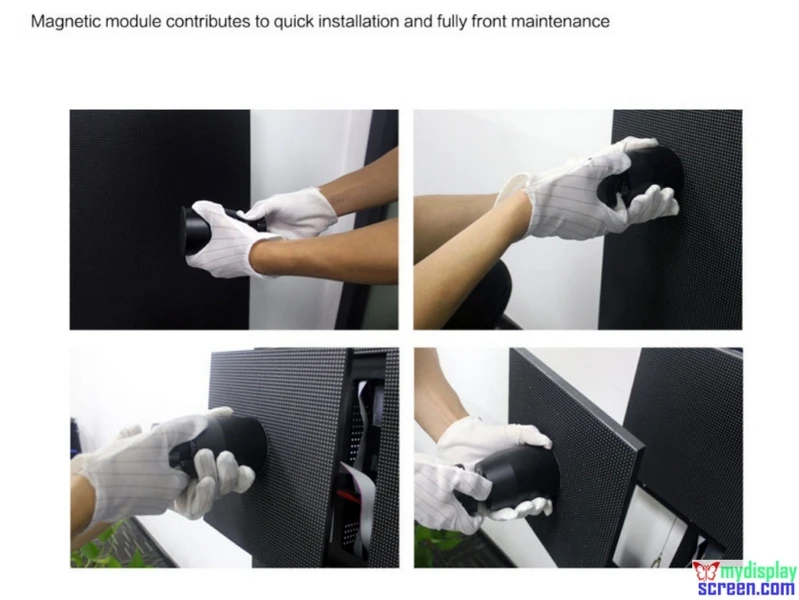 p2.5 full color 4K refresh rate led video indoor advertisement panel