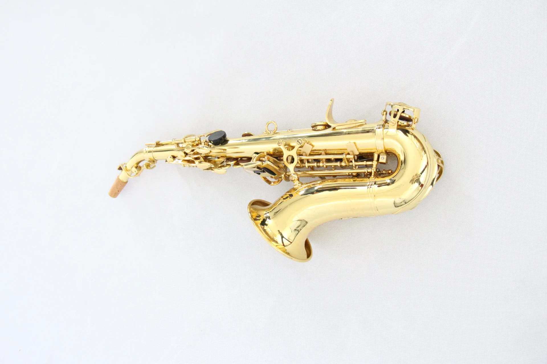 White Plated Curved Soprano Saxophone (fcs100) Buy Curve Bell