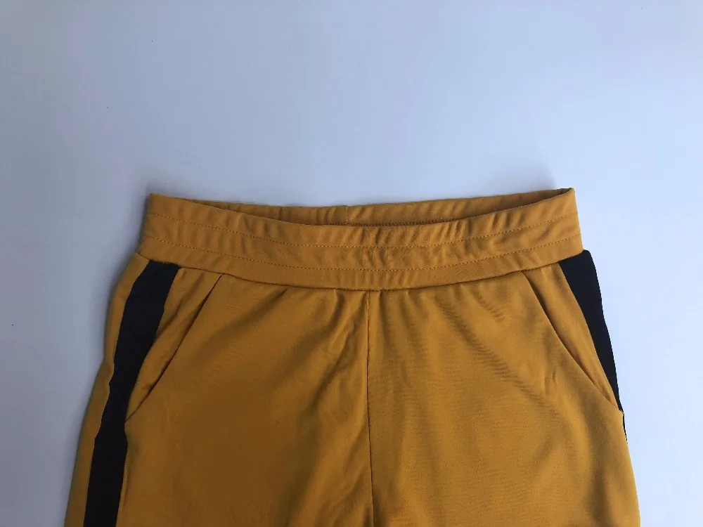 yellow cargo pants