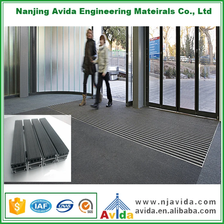 Vertieften Wasserdichte Verriegelung Gummimatten Eingangsbereich Matten