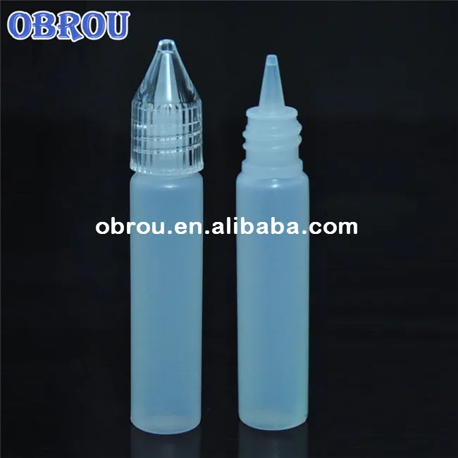 10ml 15ml 30 ml 50ml pen shape squeezed liquid dropper bottle