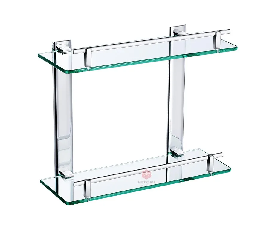 Wall Mounted Triple Tier Glass Shelf Bathroom Storage Shelf Buy Wall