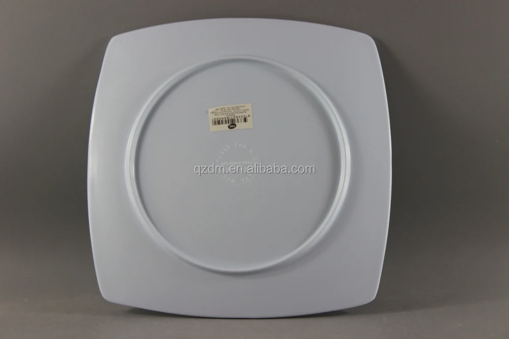 8.5"-10.5"Square Shape Thick Melamine Plate