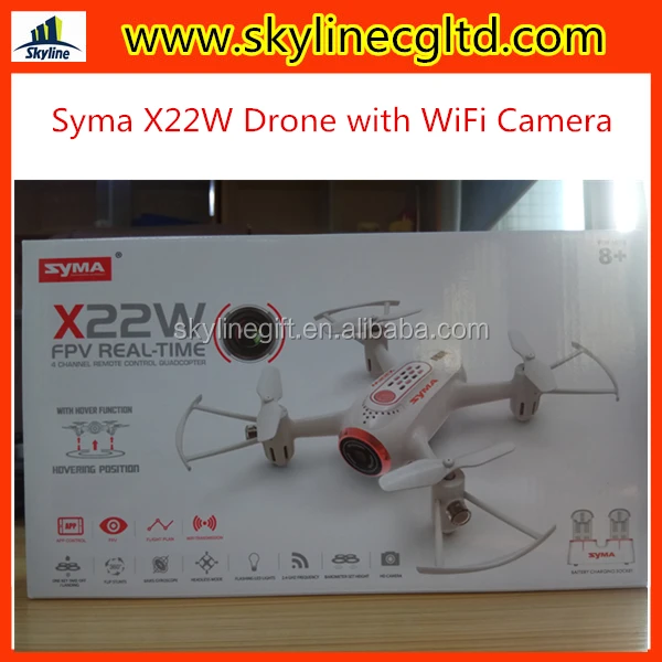 Syma X22W 2.4Ghz 6-Axis Gyro RC Drone Hovering Quacopter with FPV WIFI HD Camera