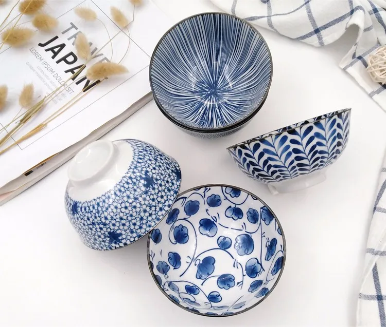 Wholesale Fashion Cheap Gift Set Korean Style Cereal Rice Ceramic