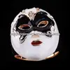 italian two face mask ring