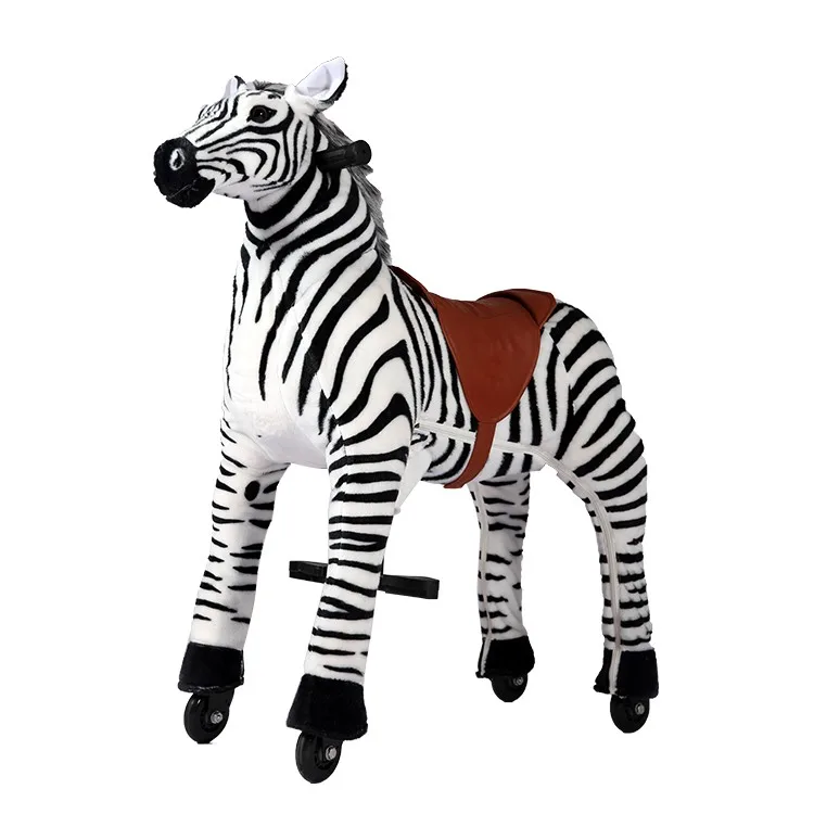 wooden rocking zebra