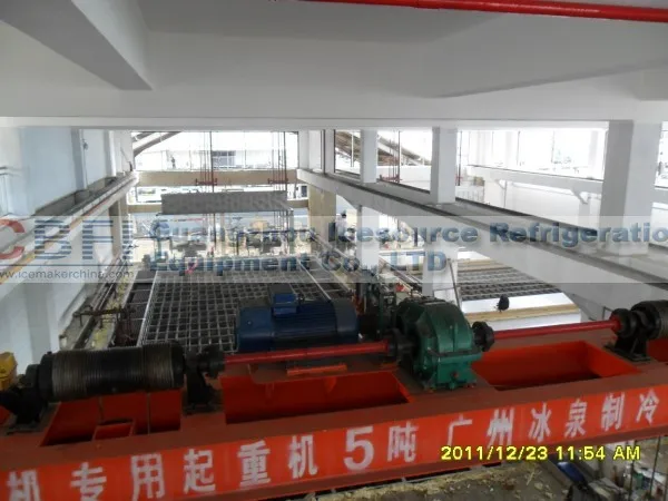 1 Ton Small Space Large commercial ice block making machine