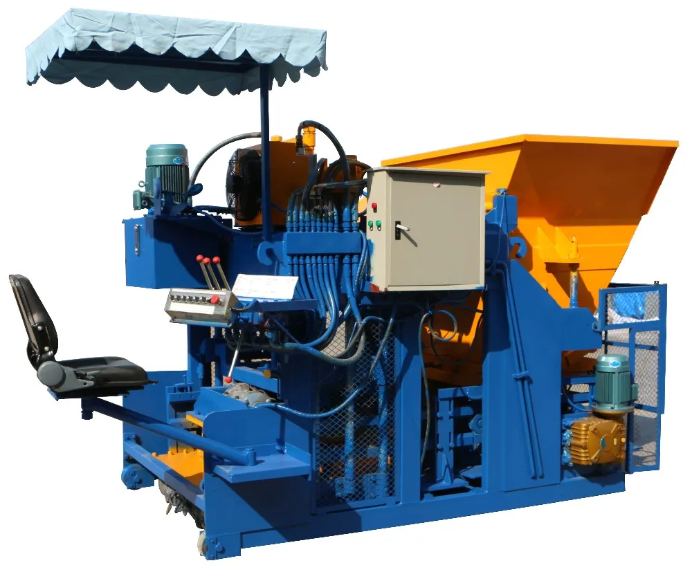 Qtm1015 Automatic Hydraulic Moving Cinder Concrete Block Making Machine Buy High Quality