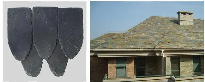 Natural Rusty Stone Roof Tile Price