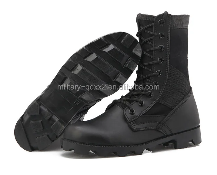 Genuine Leather Black Army Boots/combat Boots - Buy Army Boots,Genuine