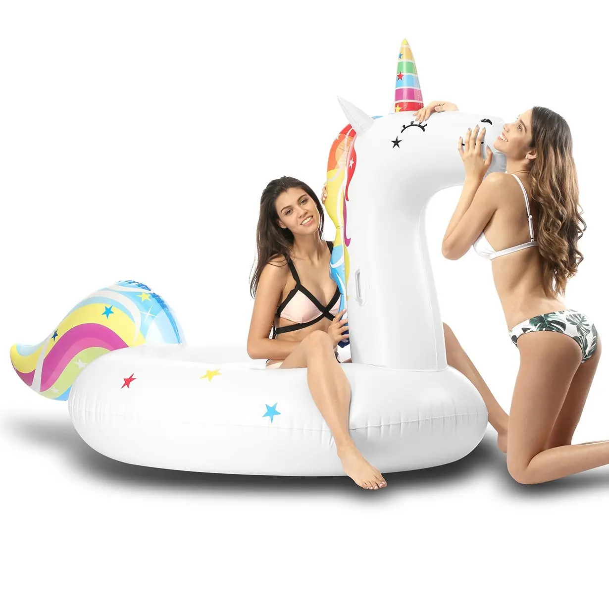 MJFOX Unicorn Pool Floats, Giant Inflatable