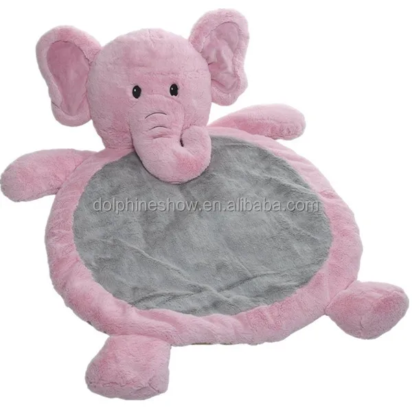 pink elephant play mat
