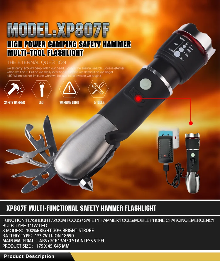 100% factory supply personal self defense flashlights