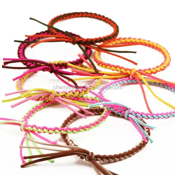 elastic braided bracelet