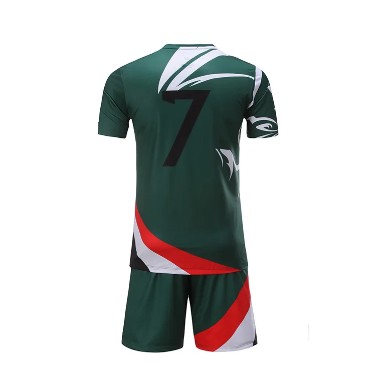 Boy Custom Polyester Green Soccer Uniform Soccer Jersey - Buy Vintage ...