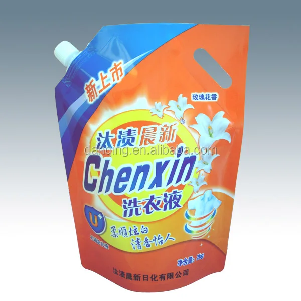 DQ PACK customized design laundry detergent packaging bag for clean packaging