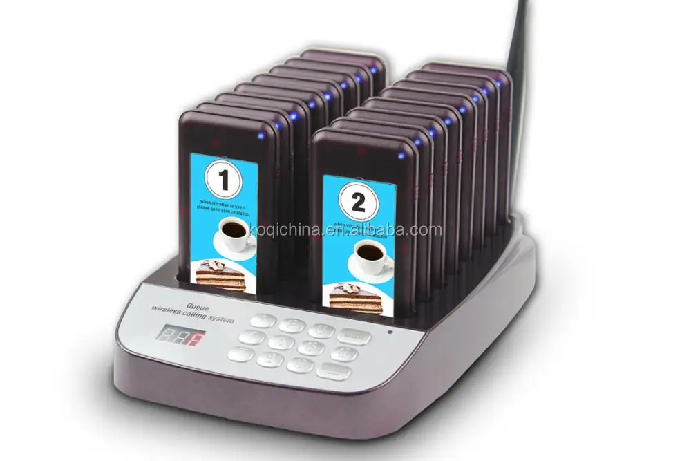 16 Pagers Coaster Call Restaurant Waiter System Restaurant Customer