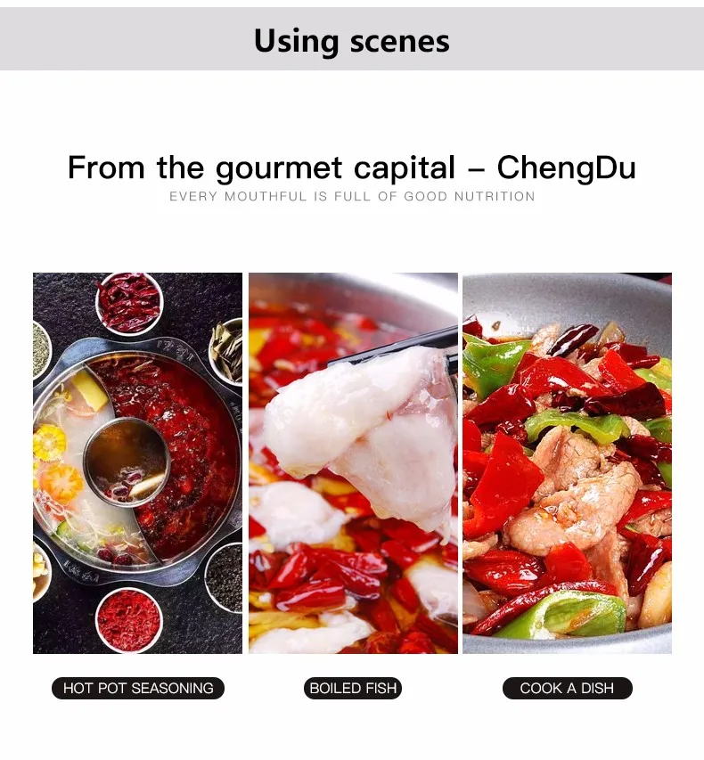 Spicy Taishuifang quality hot flavored hot pot dipping sauce