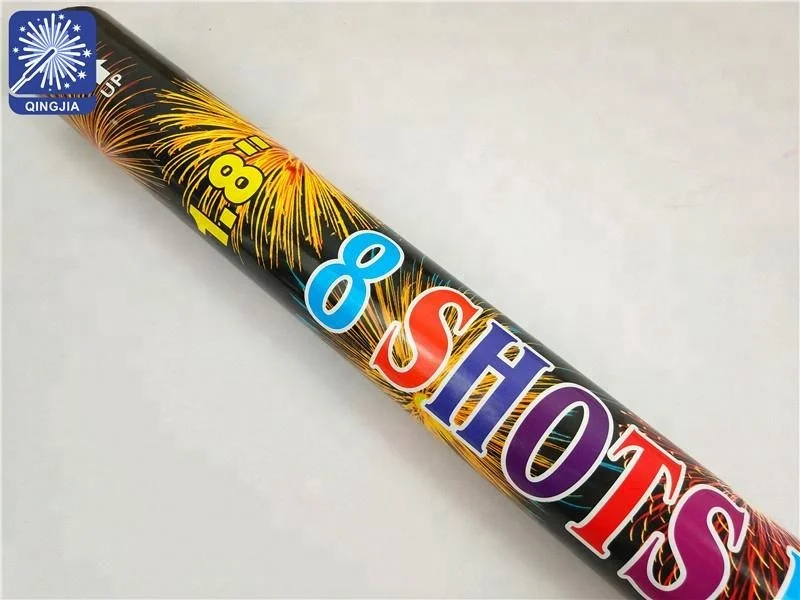 1.8" Inch 8s Shots Roman Candles Firework Thailand Fireworks In