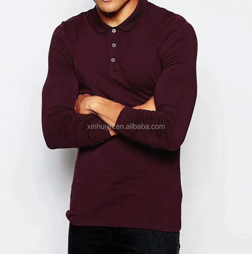 burgundy polo shirt school